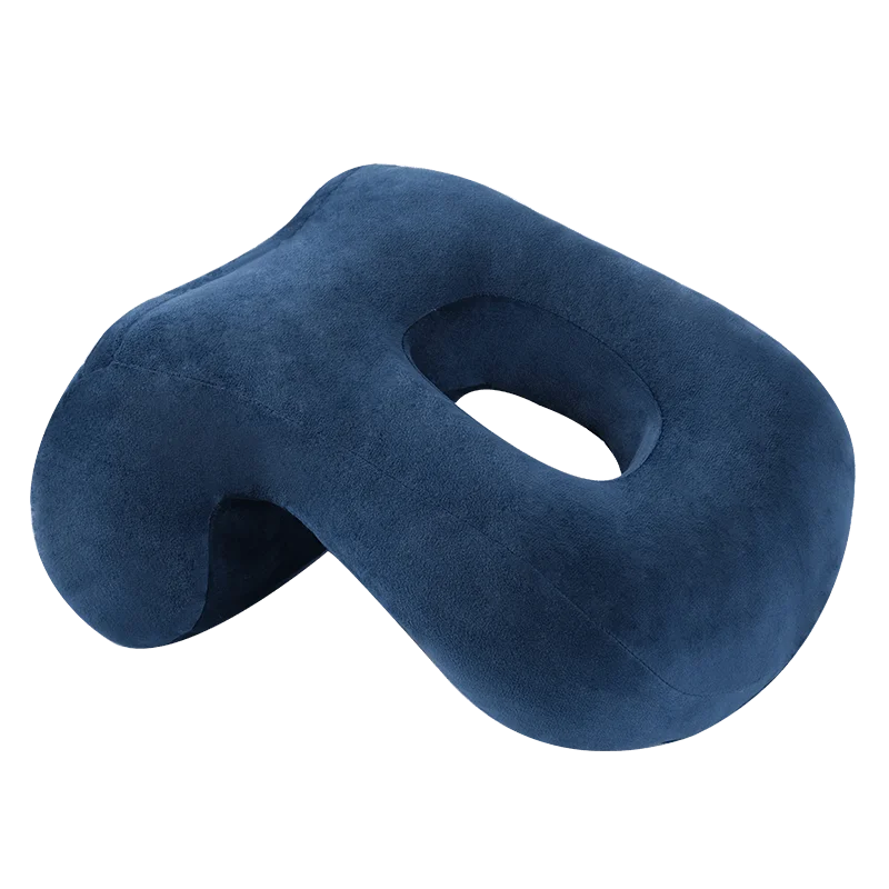 Solid color hollow design Desk nap pillow filling PPcotton Neck Supporter Seat Cushion Headrest Travel Pillow with Arm Rest | Дом и сад