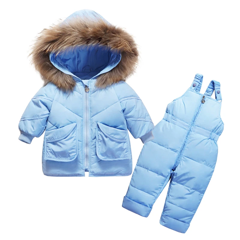 Комплекты зимней одежды для детей теплый зимний костюм куртки + комбинезон