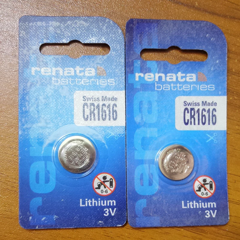 100X renata CR1616 CR 1616 3v литиевая батарея с пультом дистанционного управления
