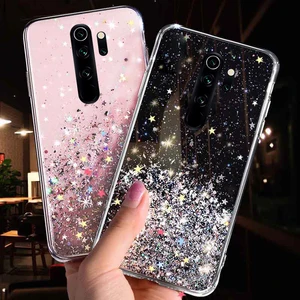 phone case for xiaomi redmi 9 9a 9c cases glitter bling cover xiaomi redmi note 11 9 10 pro 11s 10s 9s poco x3 pro f3 m3 covers free global shipping
