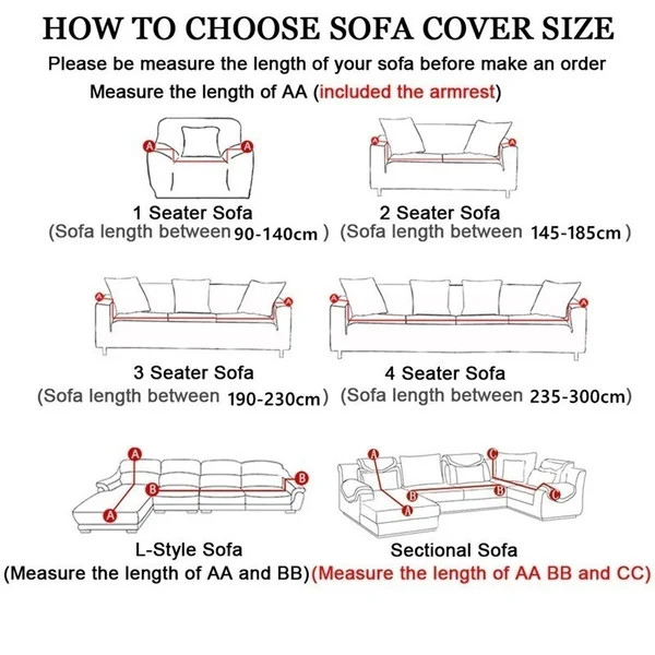 

Stretch Elastic Sofa Cover Sofa Towel Slip-resistant Sofa Covers for Living Room Fully-wrapped Anti-dust Slipcovers Couch Cover