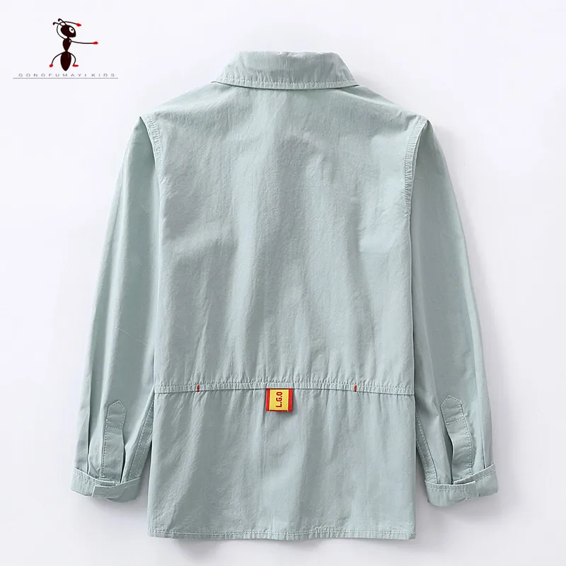 Рубашка для мальчиков с двумя карманами на Возраст 4-12 лет | Мать и ребенок