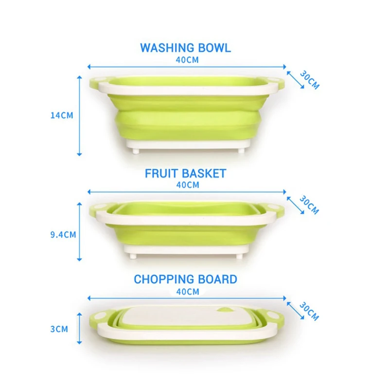 Корзина для хранения фруктов 40*30 см корзина овощей и Складная дуршлаг