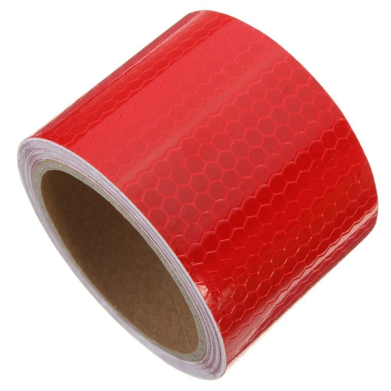 

2pcs 5cm x 3 Meter Tape Warning Tape Reflector Tape Security Tape - Orange & Red