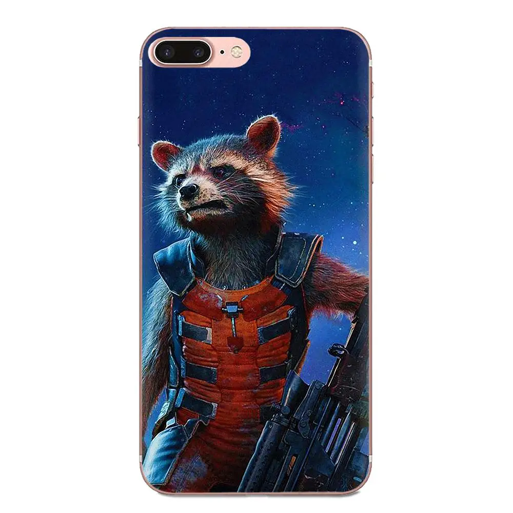 Guardian Rocket Raccoon For Xiaomi Redmi Note 2 3 3S 4 4A 4X 5 5A 6 6A Pro Plus Silicone Case | Мобильные телефоны и