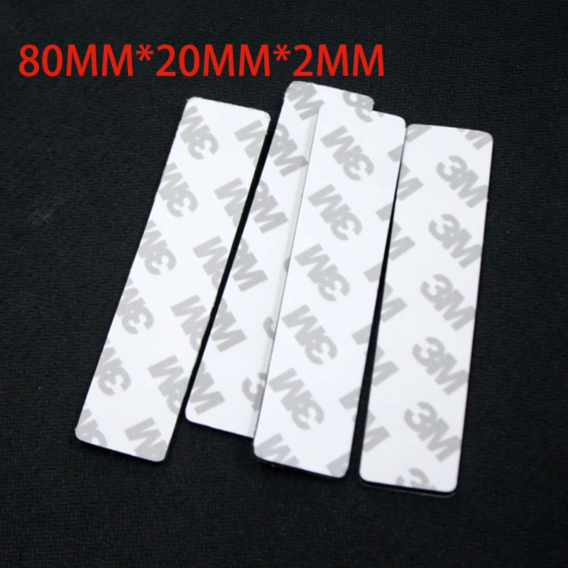 

10pcs double-sided adhesive acrylic foam tape installation tape on both sides black 80*20MM