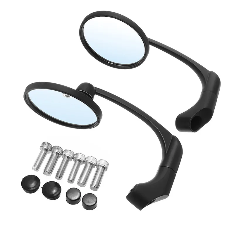 

Universal 8/10mm Screws Motorcycle Rearview Side Mirror Round Retro Modified Motorbike Cafe Racer Rear View Mirrors
