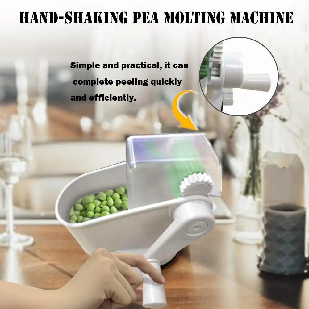 

Multi-functional Peeling Pea Hand Rolling Machine Healthy Durable Pea Sheller For Beans Soy Peas Convenient Peeling Of Peas 2021