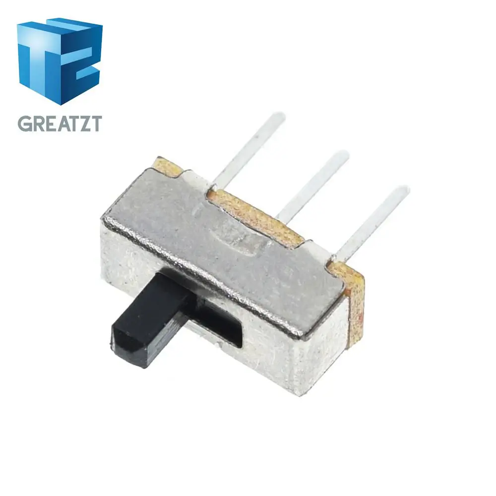 10 шт. прерыватель ВКЛ-ВЫКЛ мини ползунковый Переключатель SS12D00 SS12D00G3 3pin 1P2T 2