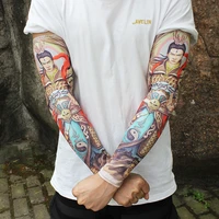 arm ice silk sun protection unisex quick dry uv outdoor running cycling sleeve skin proteive cool chinese style tattoo sleeves