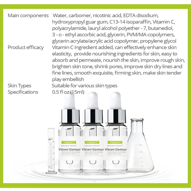 15 мл эфирное масло для лечения прыщей уход за кожей лица витамин С отбеливание