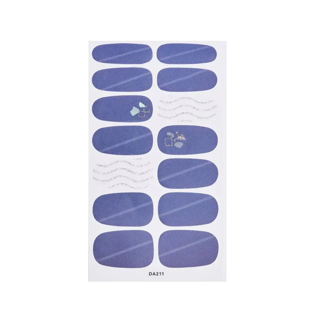 31 дизайн ногтей стикер Клей маникюрная пилка советы для украшения DIY|Стикеры и