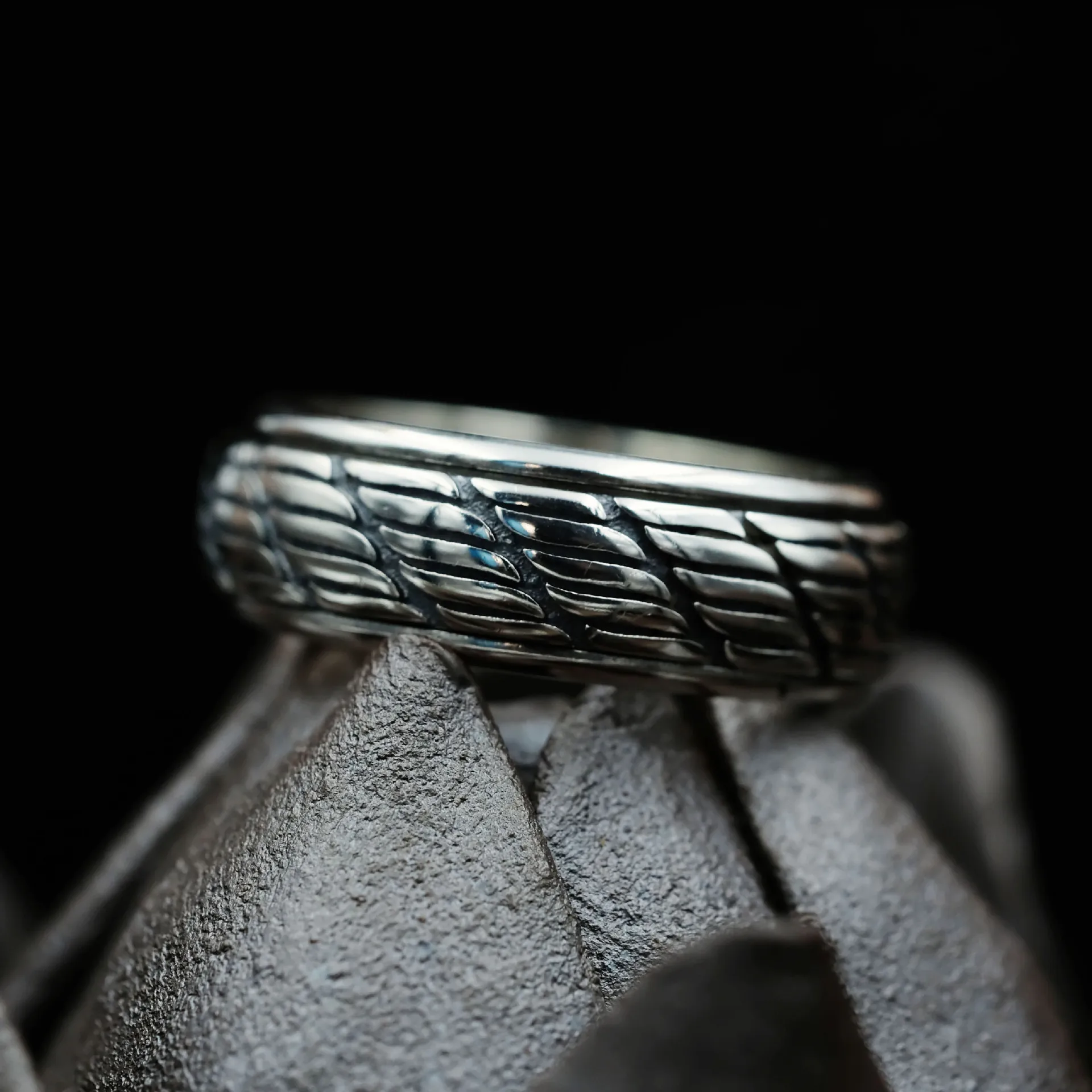 Кольца для влюбленных из тибетского серебра вращающиеся кольца 925 пробы с