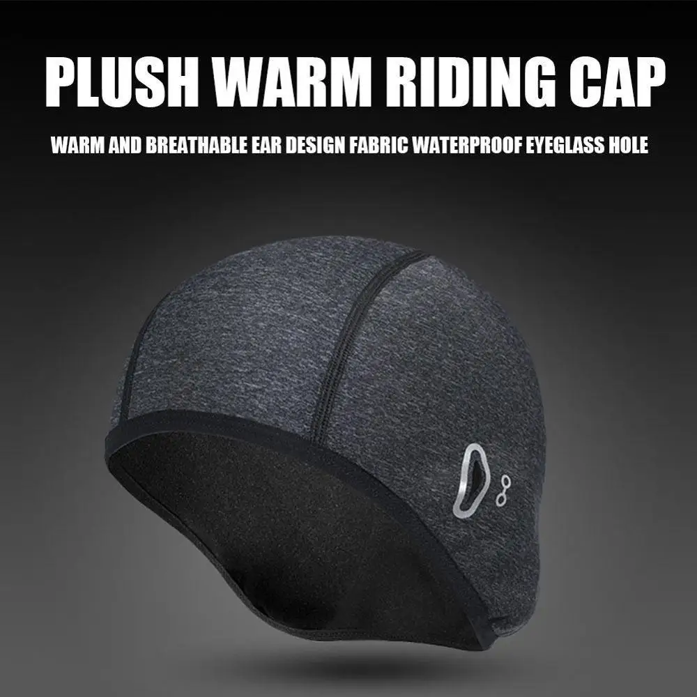 Зимние лыжные Кепки ветрозащитный Термальность флис бег Лыжный Спорт Мотоцикл