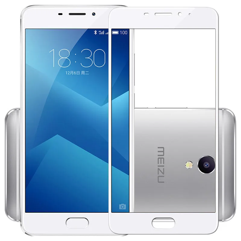 Защитное стекло для Meizu M3 M5 Note полное покрытие из закаленного стекла защитная