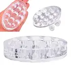 Прозрачная стойка для пигмента для татуажа бровей, перманентного макияжа, подстаканник для пигмента, подстаканник для цветного пигмента, инструменты для татуажа, 1 шт.