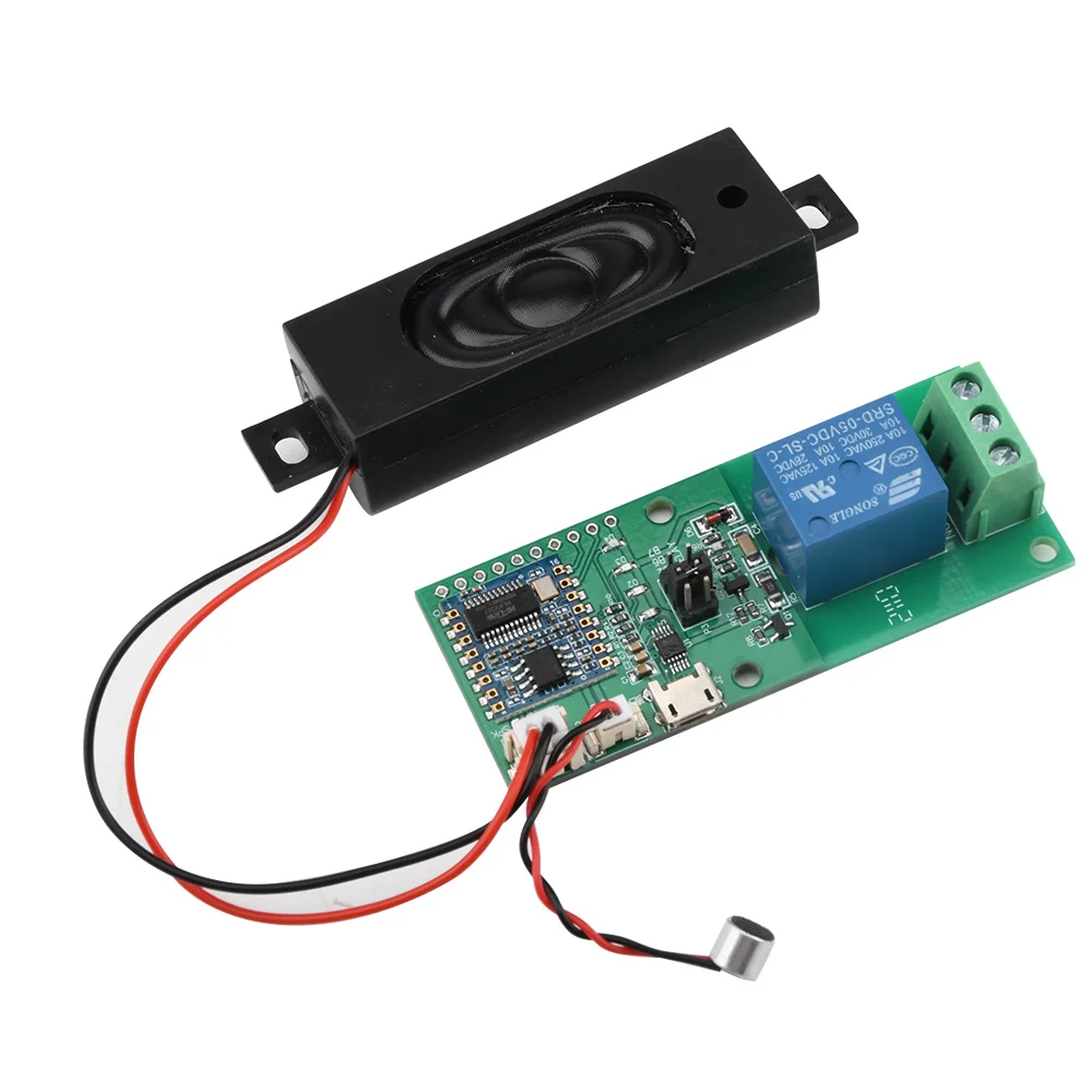 HLK-V20 Intelligent Voice Recognition Chip Control Module Serial Port Custom Wake-up Word Switch | Электронные компоненты и