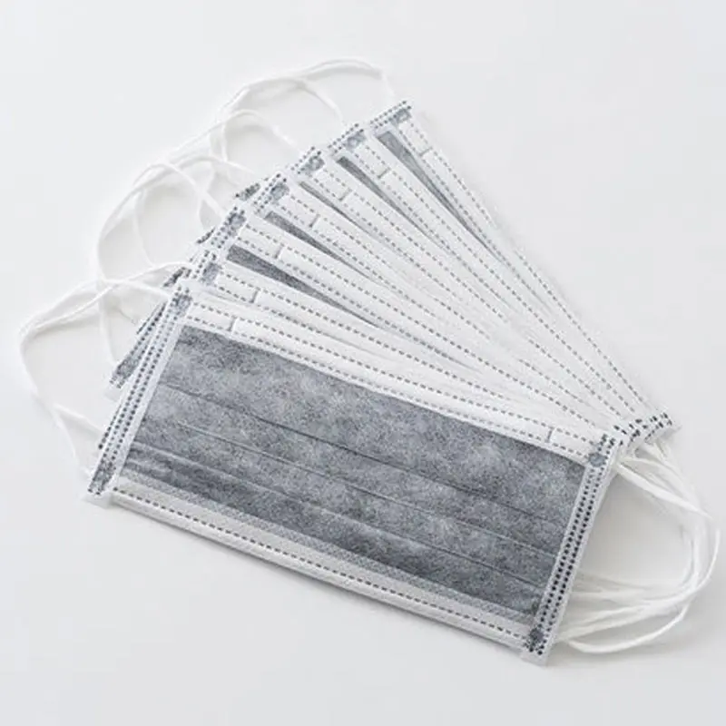 

4 Layers Face Masks Disposable Mouth Face Mask Adult Nonwoven Anti Dust Earloops Mask Gray Safety Protective Maskers 50/100 Pcs