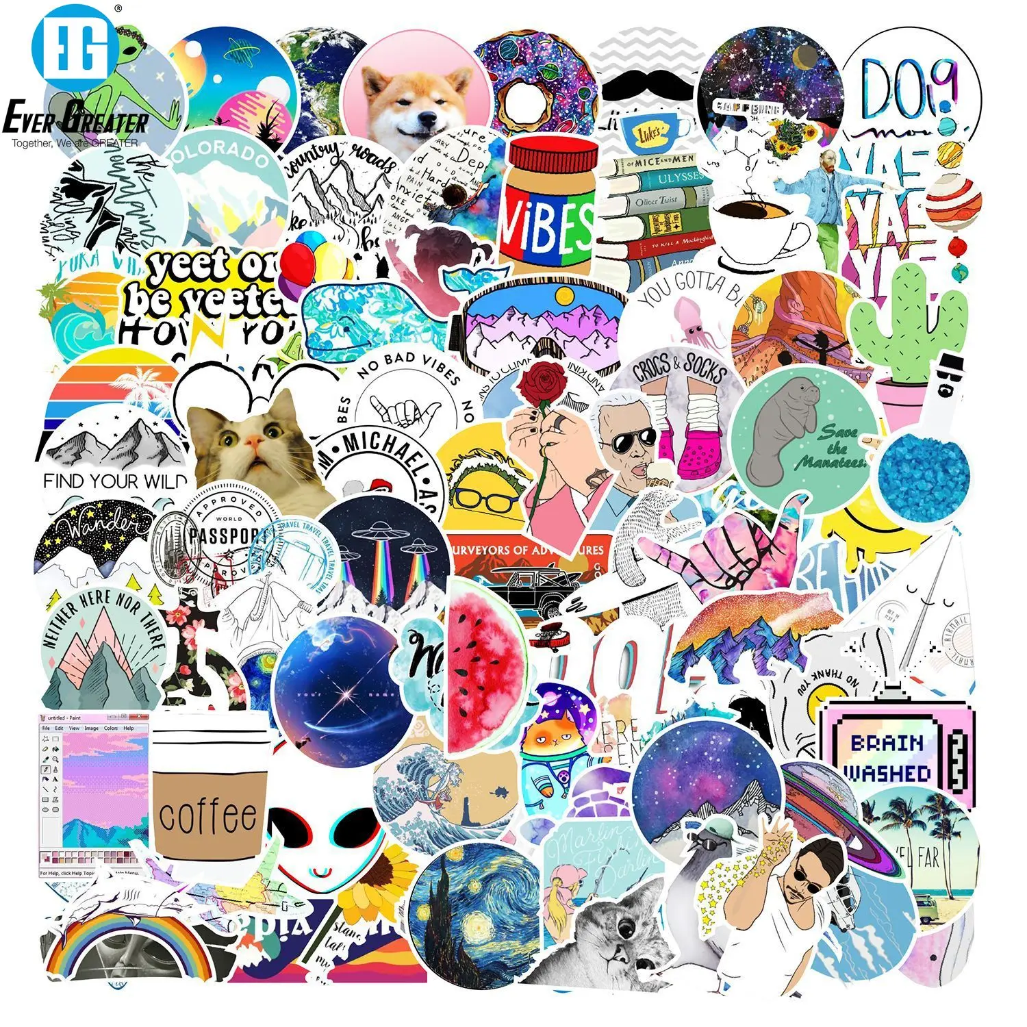 Наклейки граффити не повторяются 103 шт. | Автомобили и мотоциклы