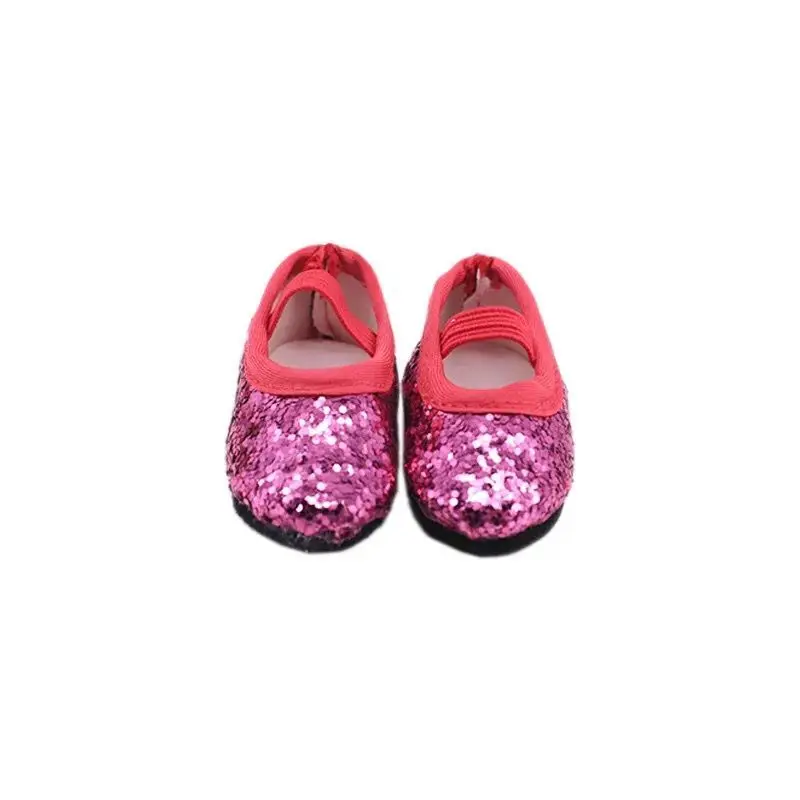 

2021 New Fit 18 inch Baby New Born Doll Shoes Accessories Green Red Silver White Blue Boots For Baby Birthday Gift