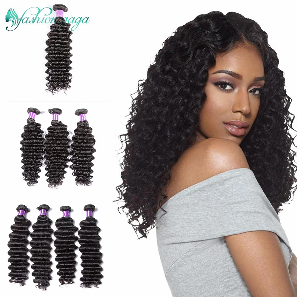 

Cuticle Aligned Hair Vendors Deep Wave 1 3 4 Bundles Cheap Wholesale Human Hair Weave 30 Inches Remy Sew In Hair Free Shipping