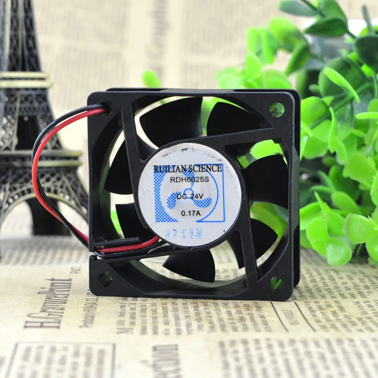 Новый RDH6025S 24V 0.17A 6 см 6025 защиты электродвигателя Вентилятор охлаждения |