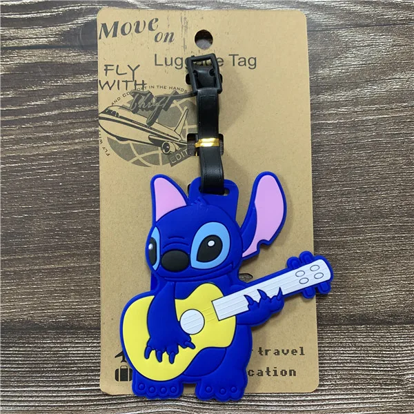 see chart IVYYE Stitch Eeyore аниме аксессуары для путешествий багажная бирка на чемодан ID адрес портативный держатель тегов багажная этикетка Новинка - Цвет: see chart