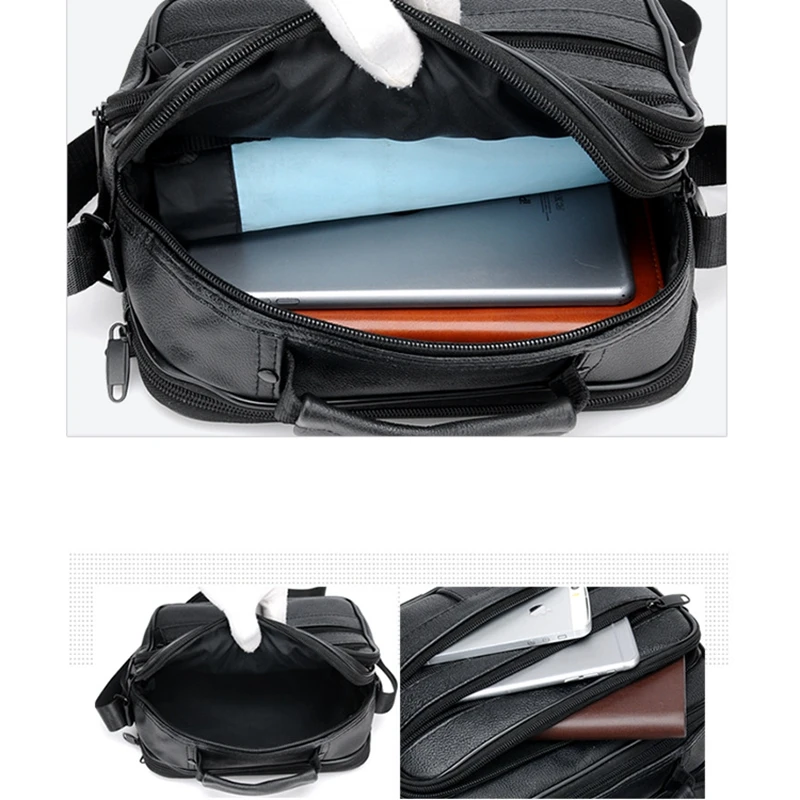 Weysfor Mens Messenger Bag Waterproof Men Purse Multi-Function Shoulder Bag Mens Casual Business Travel Handsome Messenger Bag