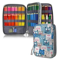 big 192 holes pencil case for school office pencilcase cute cat bear penal kawaii cartridge box girls boys large bag stationery