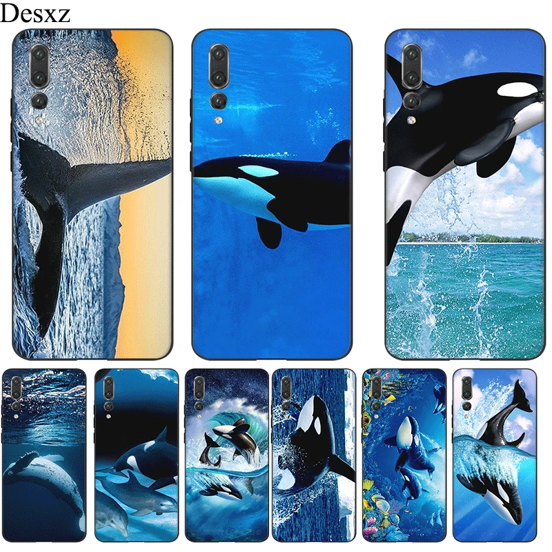 Мобильный Силиконовый чехол для телефона huawei P30 P20 P10 P9 P8 Lite Pro P Smart Z Cover Sea World Killer