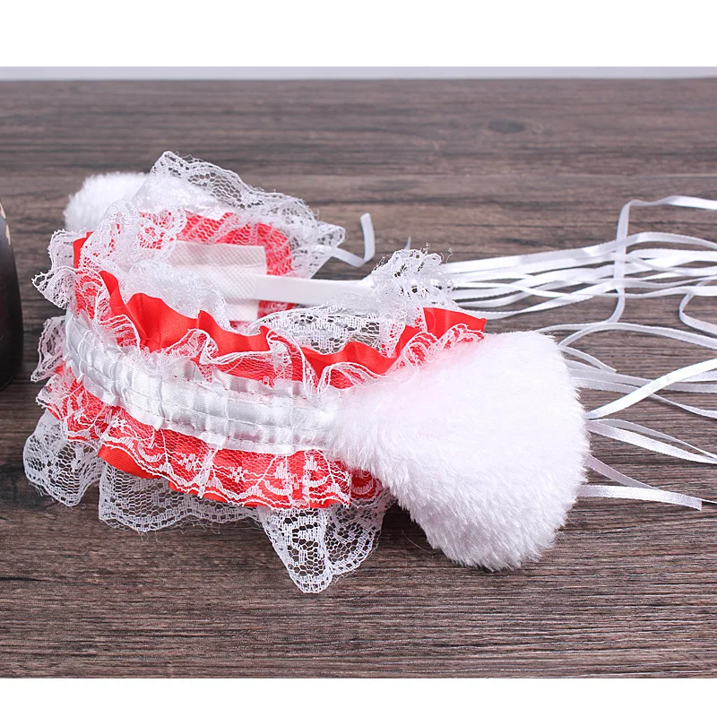 

Lolita Maid Headband Japanese Girl Lace Bell Cat Ear Hoop Cute Headdress Bandana Anime Cosplay Lolita Hair Accessories