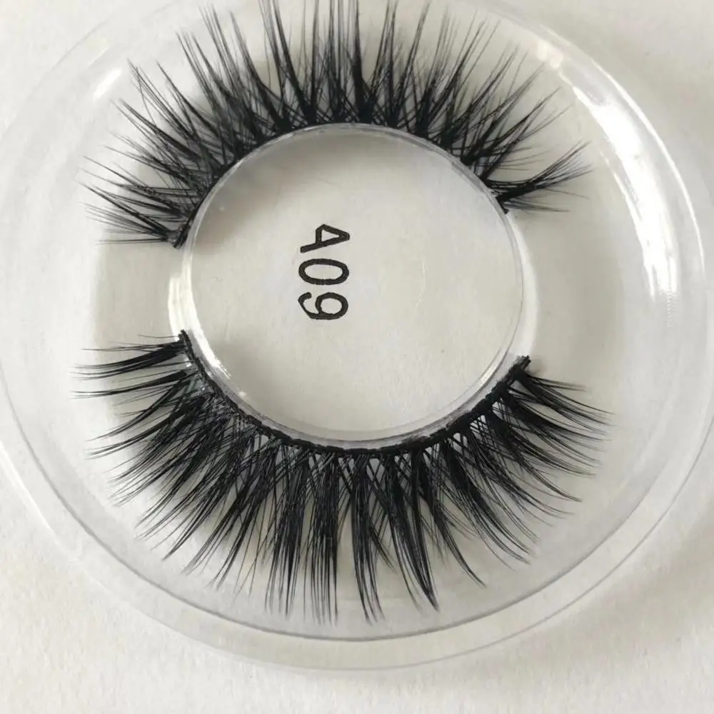 3D норковые ресницы крест-накрест Накладные безжалостный объем драматические для