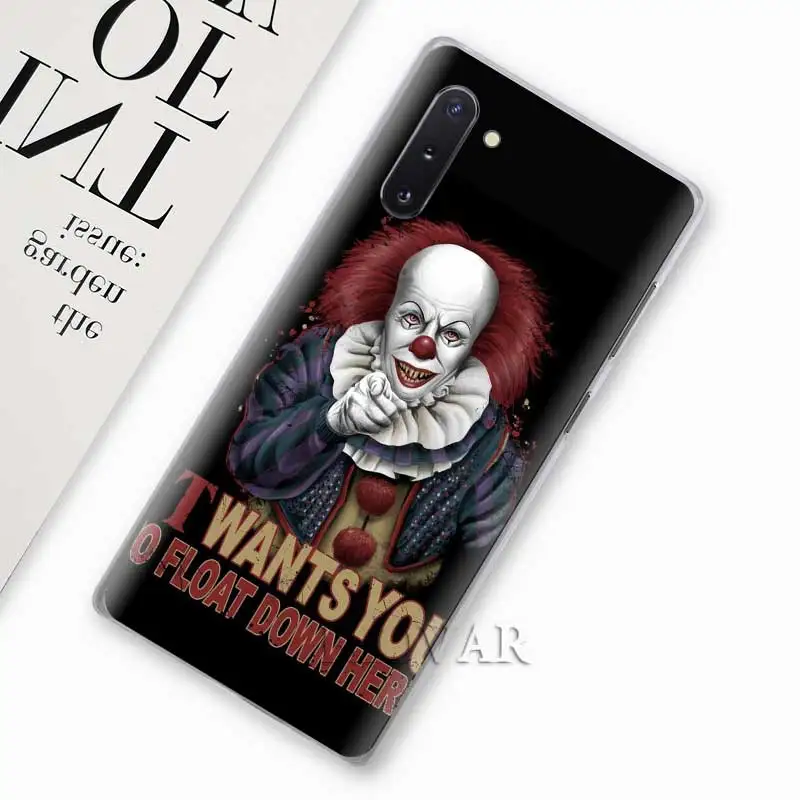 Чехлы для телефонов Pennywise The Clown Horror для samsung Galaxy Note 10 S10 Plus 5G S10e A30 A40 A50 A60 A70 M40 жесткий чехол