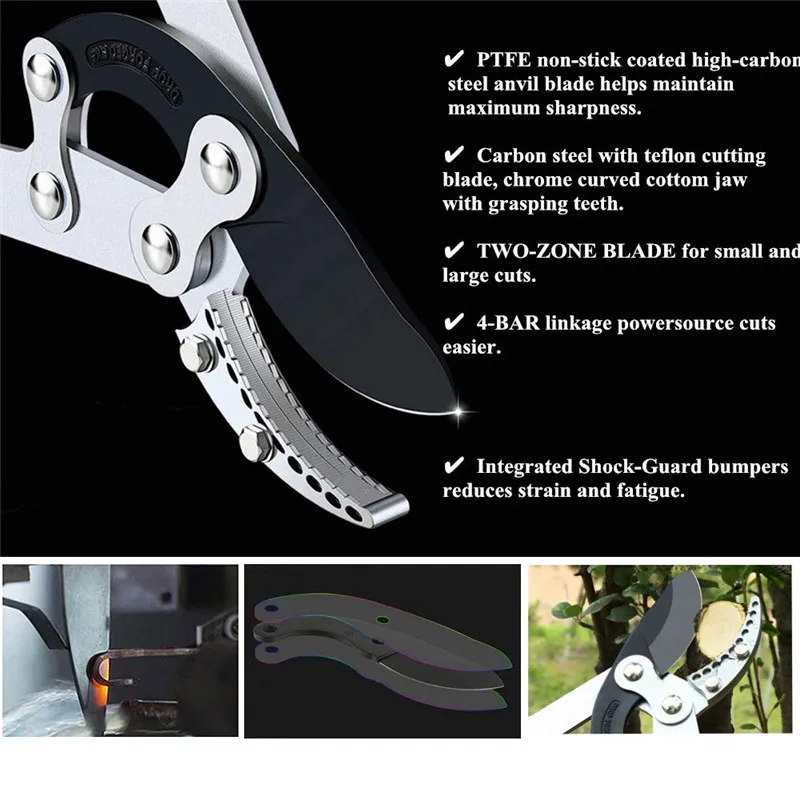 FIRMOR 69 102 см телескопическая обрезка наковальня алюминиевая окантовка для садовой