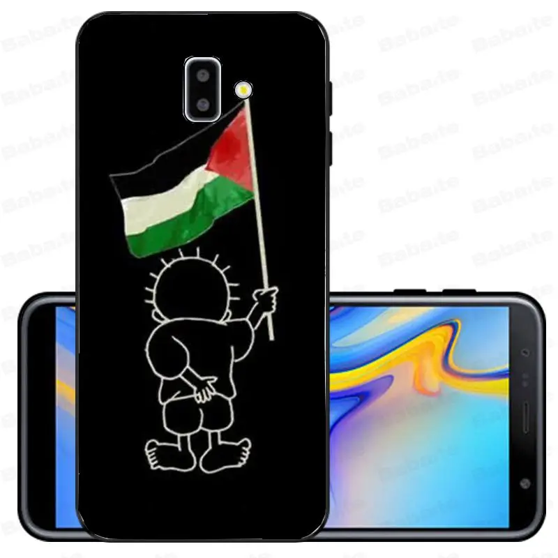 Чехол для galaxy j6 палестинский флаг ТПУ чехлы для мобильного телефона из мягкого силикона с крышкой для samsung galaxy j6 plus A6 A8 A9 A10 A30 A50 крышка