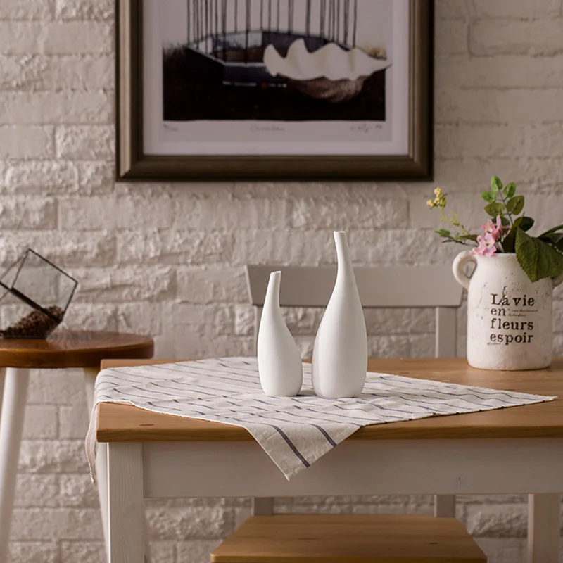 

Modern vase water drop line architectural style home decoration flower stand jewelry home decoration Nordic vase ceramic decorat