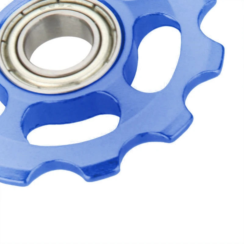 

MTB Mountain Bike Road Bicycle Rear Derailleur Aluminum Alloy 11T Guide Roller Idler Pulley Jockey Wheel Part Accessory Blue