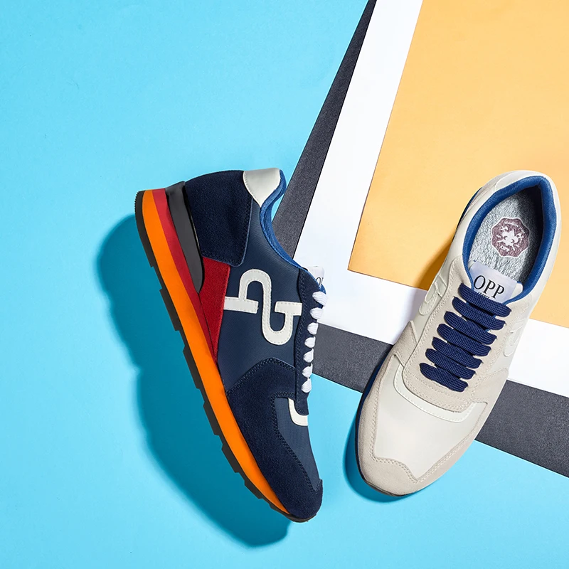 Мужские кроссовки из натуральной кожи спортивная обувь новинка 2020| |