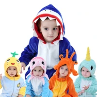 2020 baby costume pajamas clothing winter newborn hooded infant romper children animal costume outfit kids jumpsuit