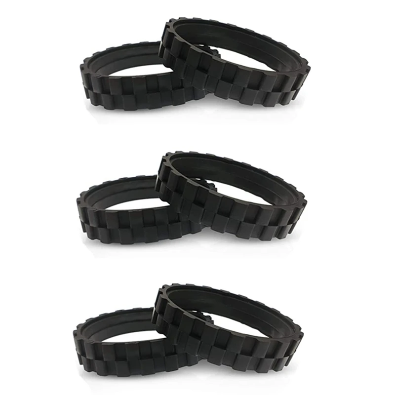 

6 шт. шины для IROBOT ROOMBA Wheels серии 500, 600, 700, 800 и 900, противоскользящие, отлично прилипают и легко собираются