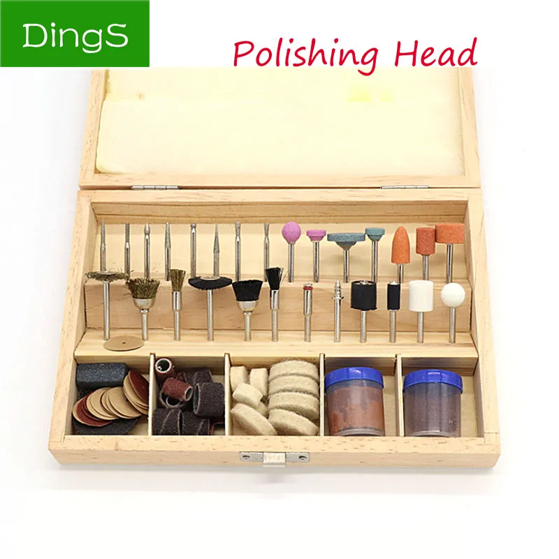 100 шт. шлифовальные аксессуары дремель Биты Комплект многофункциональная