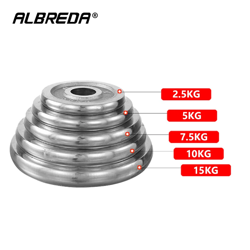 Гантели ALBREDA 2 5 15 кг дисковые весы для фитнеса оборудование тяжелой атлетики
