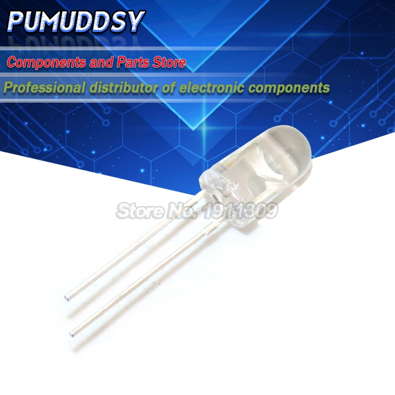 100 шт. LED 5 мм 940nm инфракрасный светодиод с круглой трубкой|Интегральные схемы| |