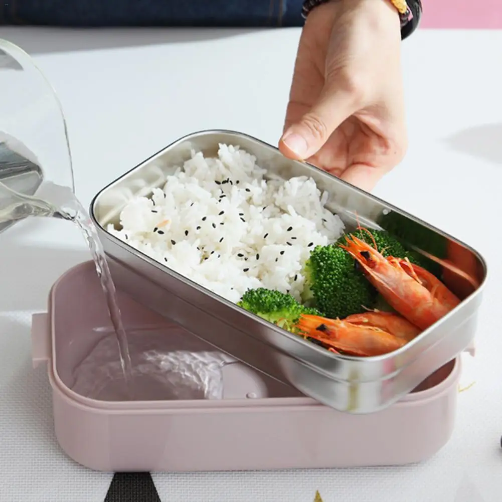 Термос из нержавеющей стали, Ланч-бокс для детей, для взрослых, Bento box, герметичный японский стиль, Термосумка для контейнеров с едой, Ланчбокс, контейнеры