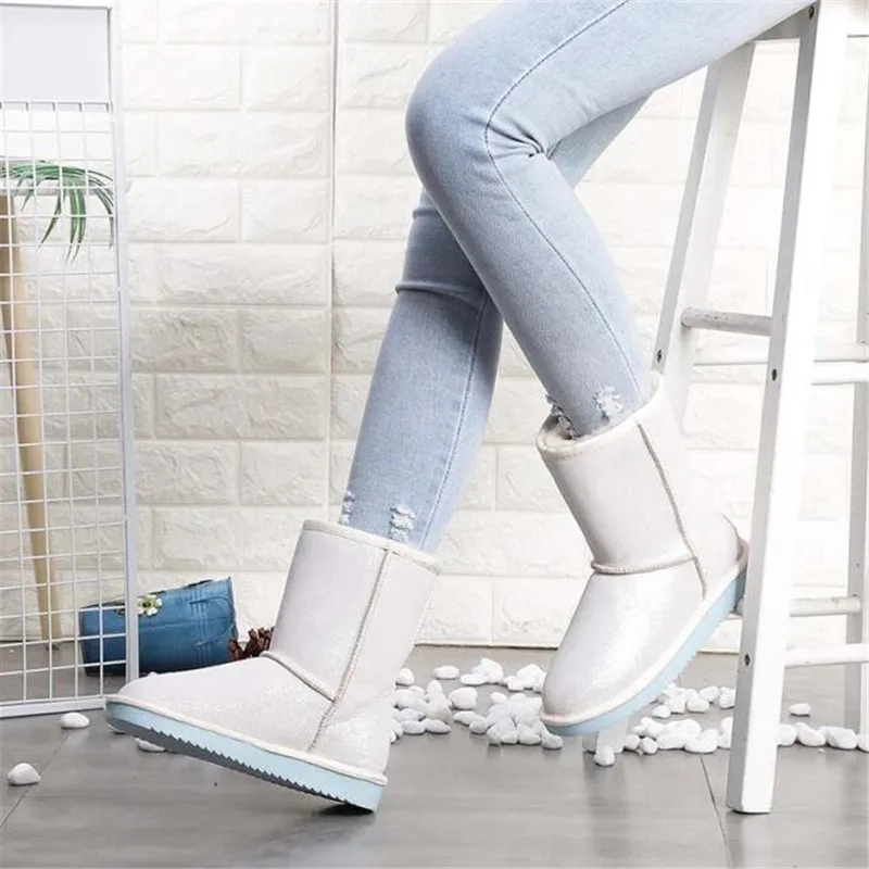 Недорогие классические новые брендовые сапоги для снежной погоды женские из 2020