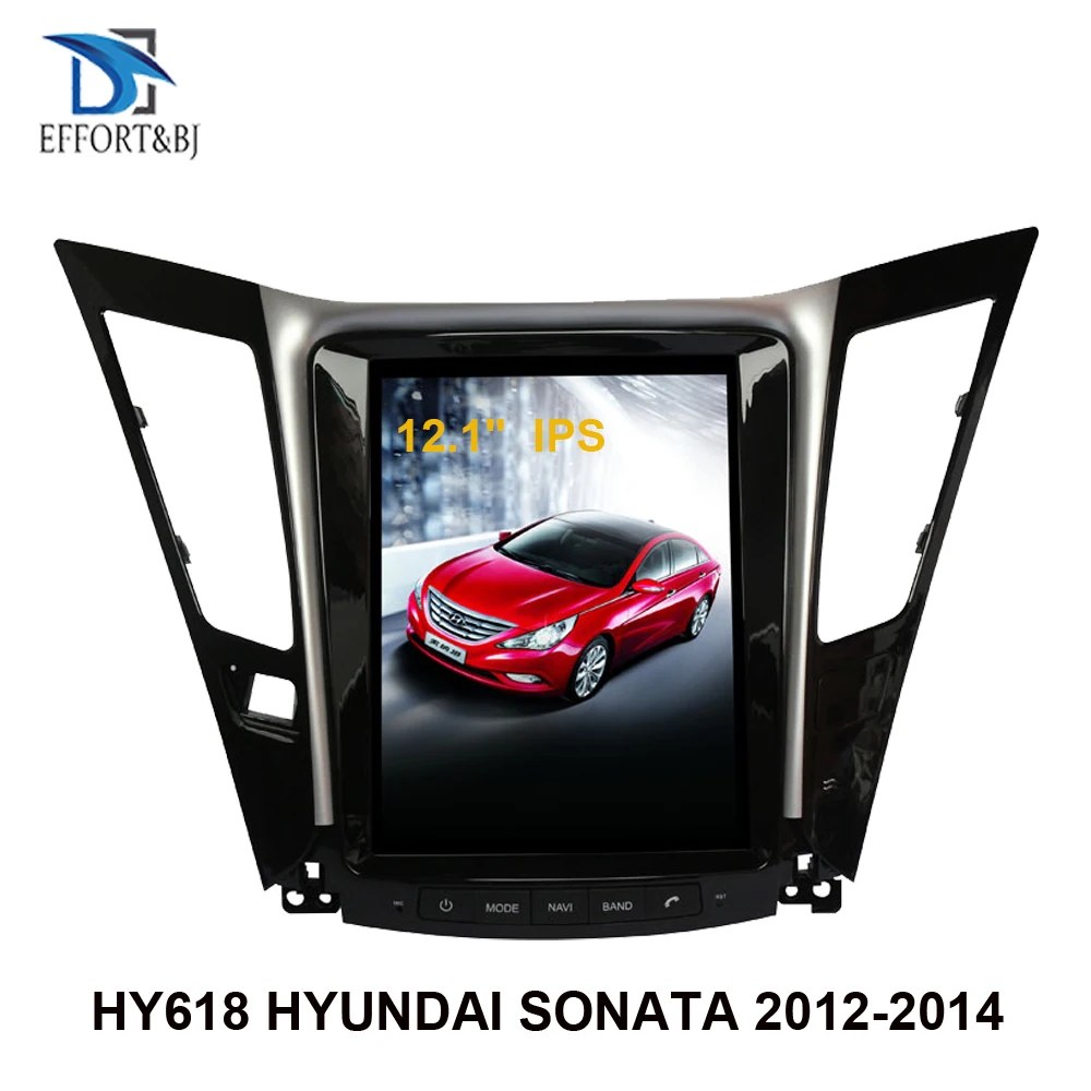 10 4 дюймовый экран в стиле Tesla Android 9 0 автомобильный GPS навигатор для HYUNDAI SONATA 2012 2014