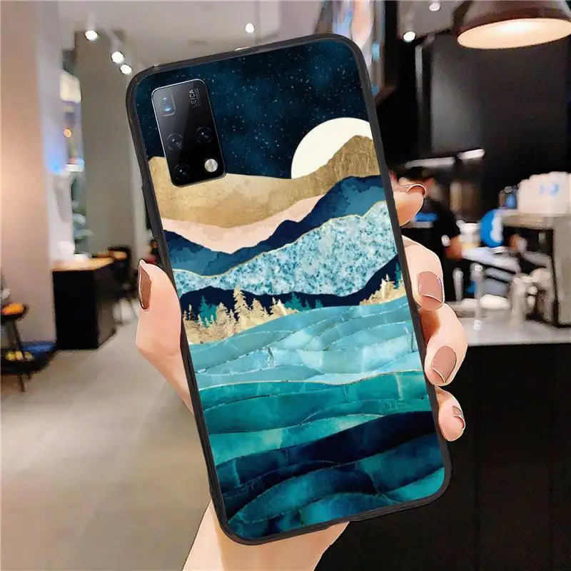 

Landscape Painting Phone Case for Huawei P20 P30 P40 Pro Cover P Smart 2019 2020 P10 P9 Lite 2016 2017 Fundas Coque Etui