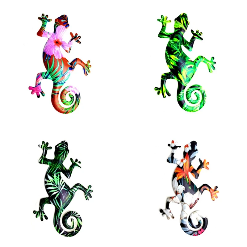 

Декор стен Gecko из металла, вдохновляющая скульптура, украшение для дома и сада