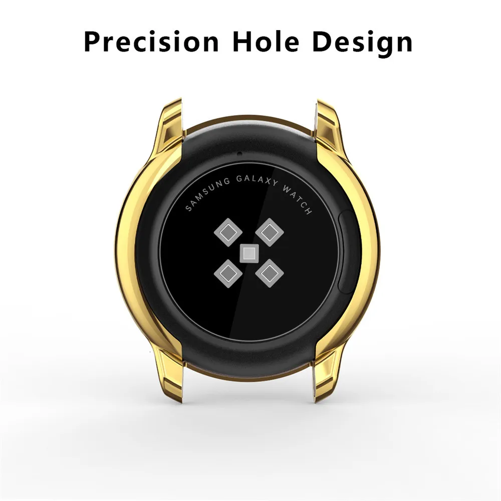 Мягкий защитный чехол для экрана для samsung Galaxy Watch Active SM-R500, тонкий ТПУ, полное покрытие, защитная рамка, бампер, аксессуары