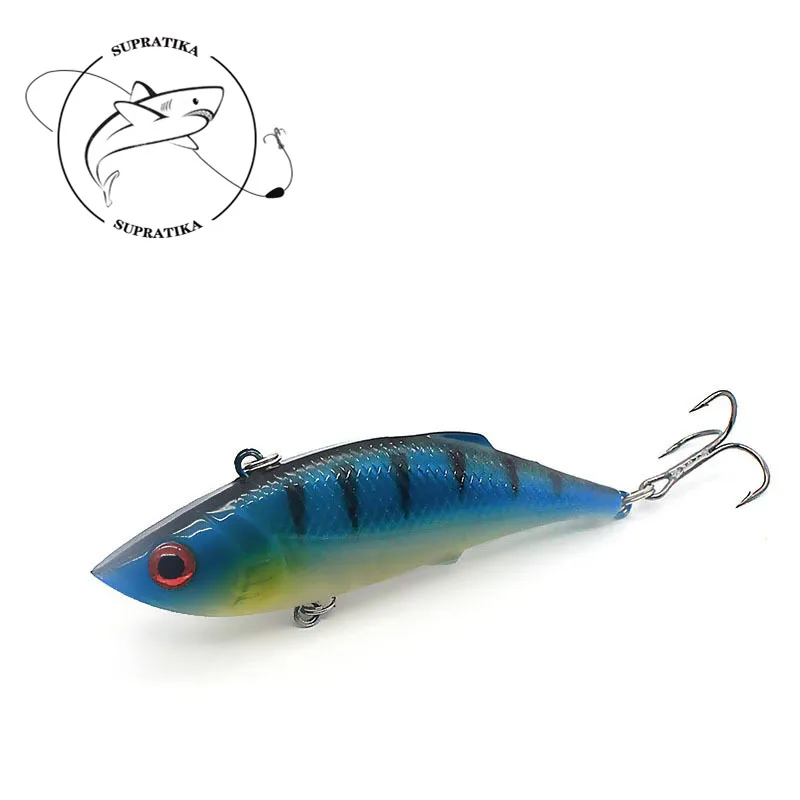 

Artificial VIB Wobbler 8CM/9.6g Freshwater Plastic Fishing Bait Diving Depth 0-1M Anti-Corrosion Bionic Fishing Lure Hard Bait